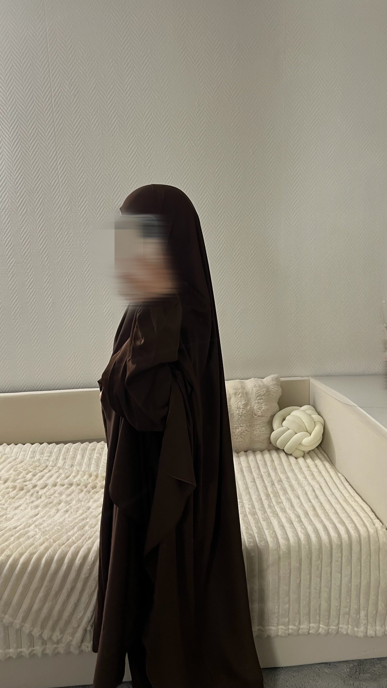 Ensemble Abaya & Cape Khimar Soie de Médine