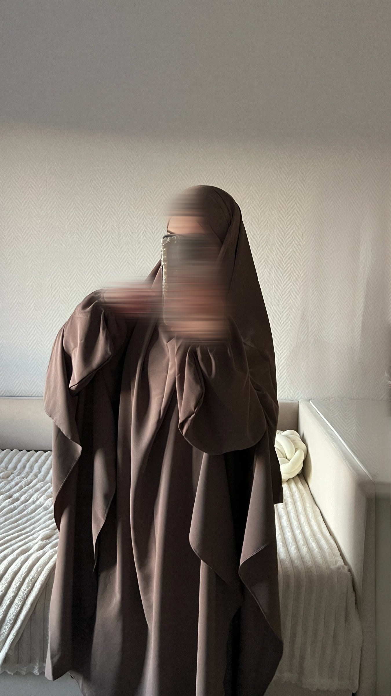 Ensemble Abaya & Cape Khimar Soie de Médine